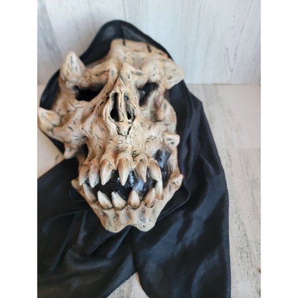 Scary skull skeleton adult costume mask scary Halloween skeleton - Picture 3 of 7